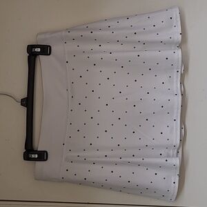 GrandSlam white w/dots Skorts